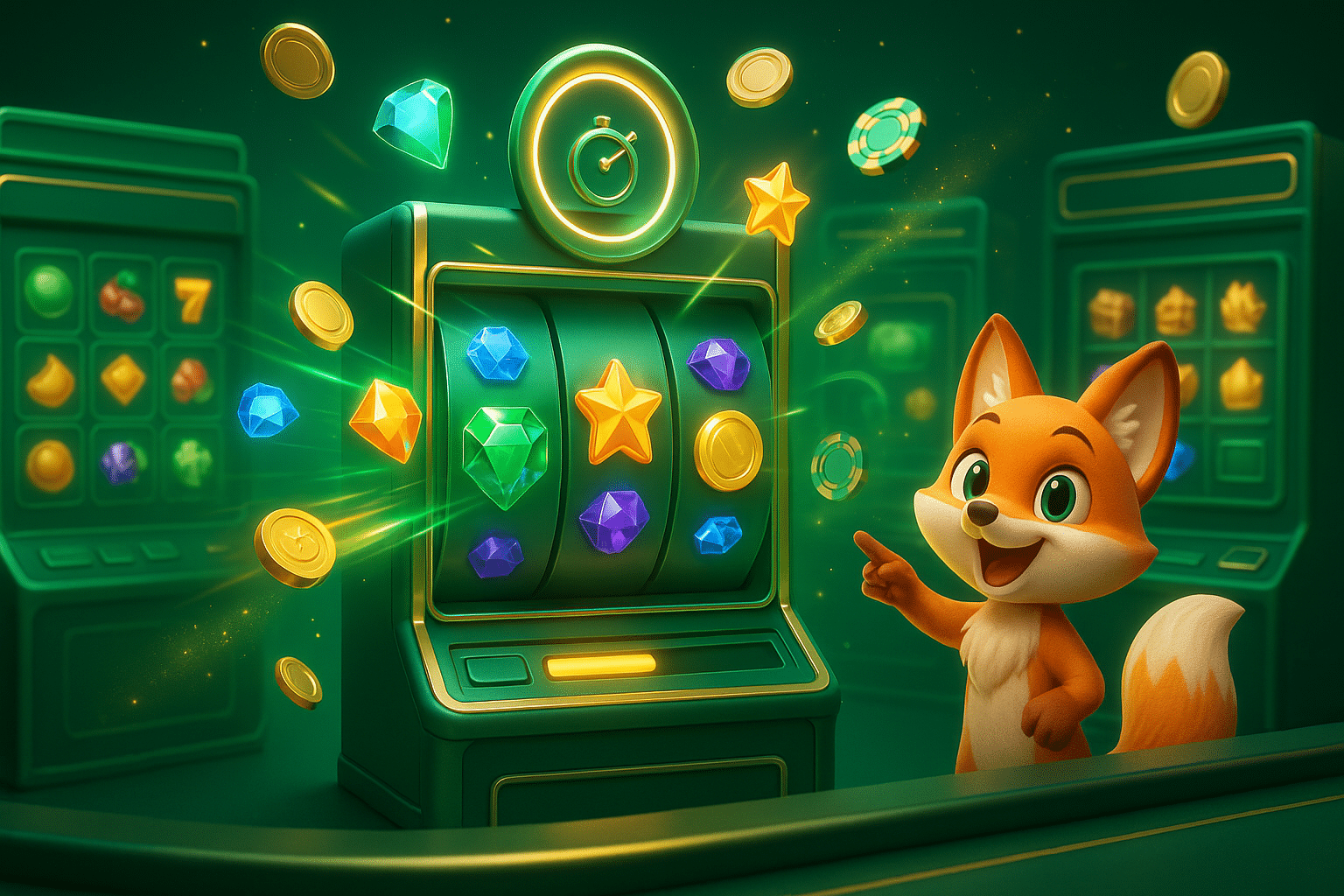 ภาพประกอบการเลือกเกมให้เข้าฟีเจอร์ไว สำหรับ Red Tiger สล็อตแตกดี