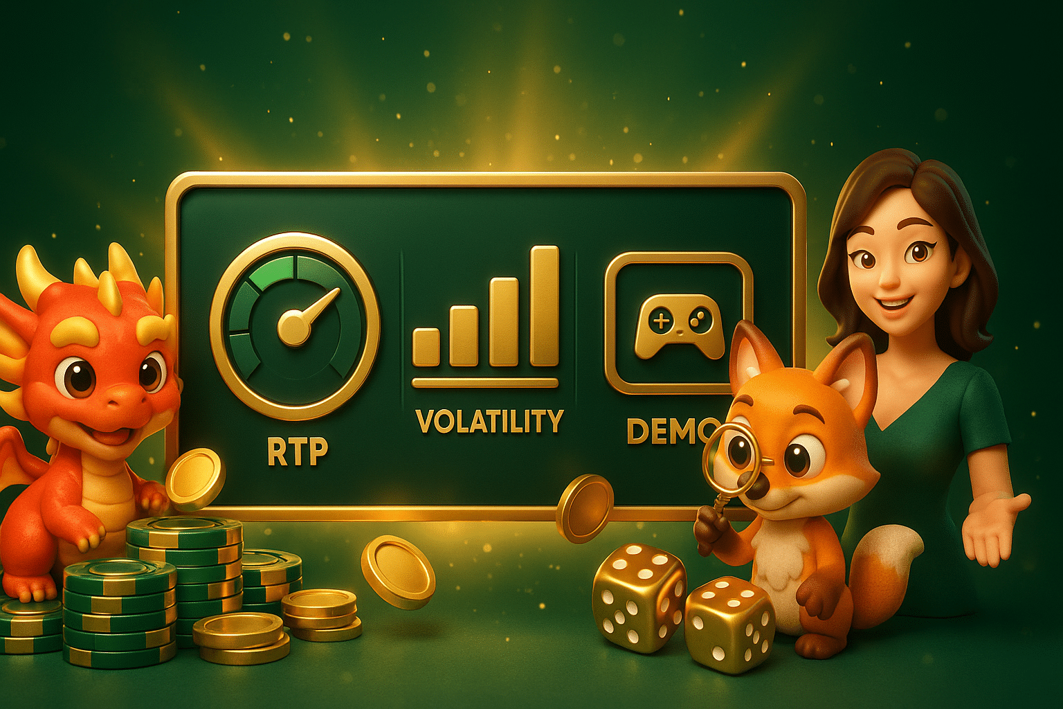ภาพประกอบการใช้ RTP, Volatility และโหมดทดลอง เพื่อเล่นสล็อตแตกง่ายด้วย สูตรสล็อต ใช้ได้จริง